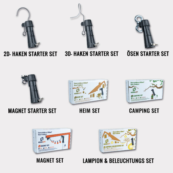 Magnet-Haken-System Sets