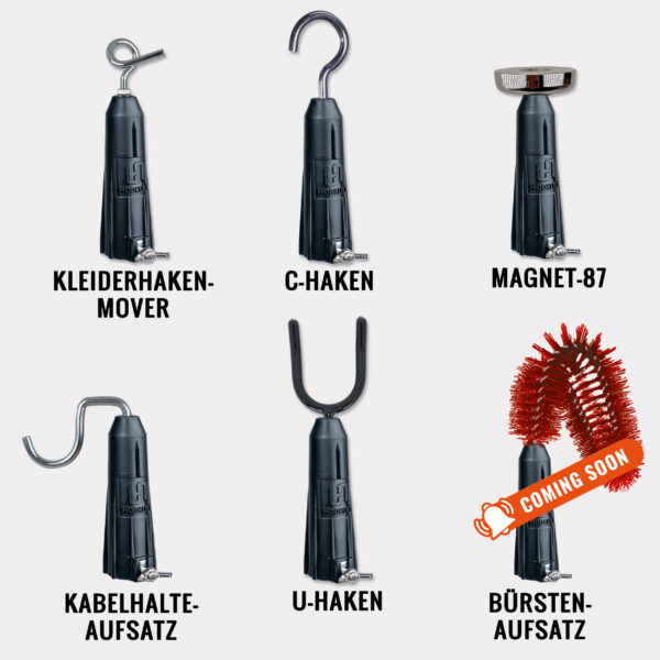 Teleskopstangen Aufsätze